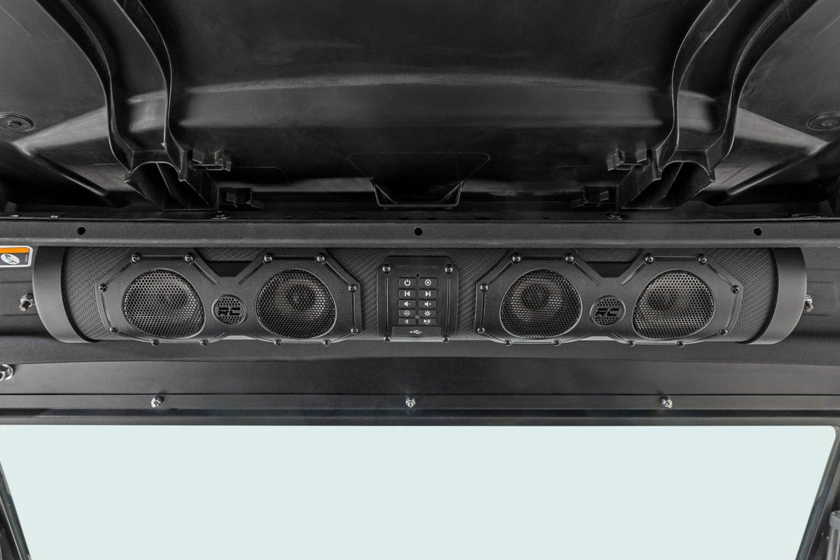 Rough Country Bluetooth LED Soundbar 8 Speaker IP66 Waterproof UTV/ATV - 99515_A