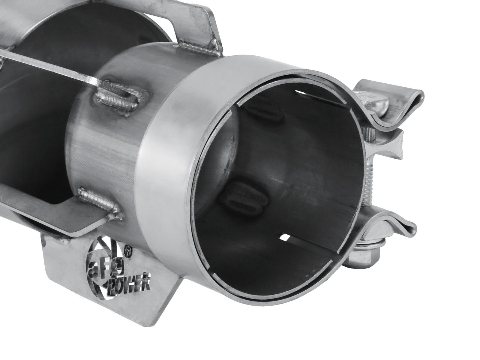 AFE MACH Force-Xp 304 Stainless Steel Clamp-on Exhaust Tip Brushed - 49T30401-H151