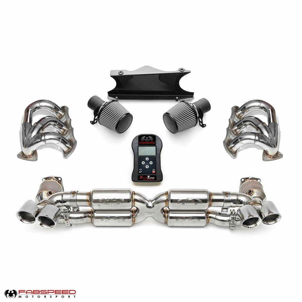 Fabspeed 2010-2012 997.2 Twin Turbo Supersport RACE Performance Package with GT2 Style Tips and ExperTune Performance Software - FS.POR.9972T.RPKGEG