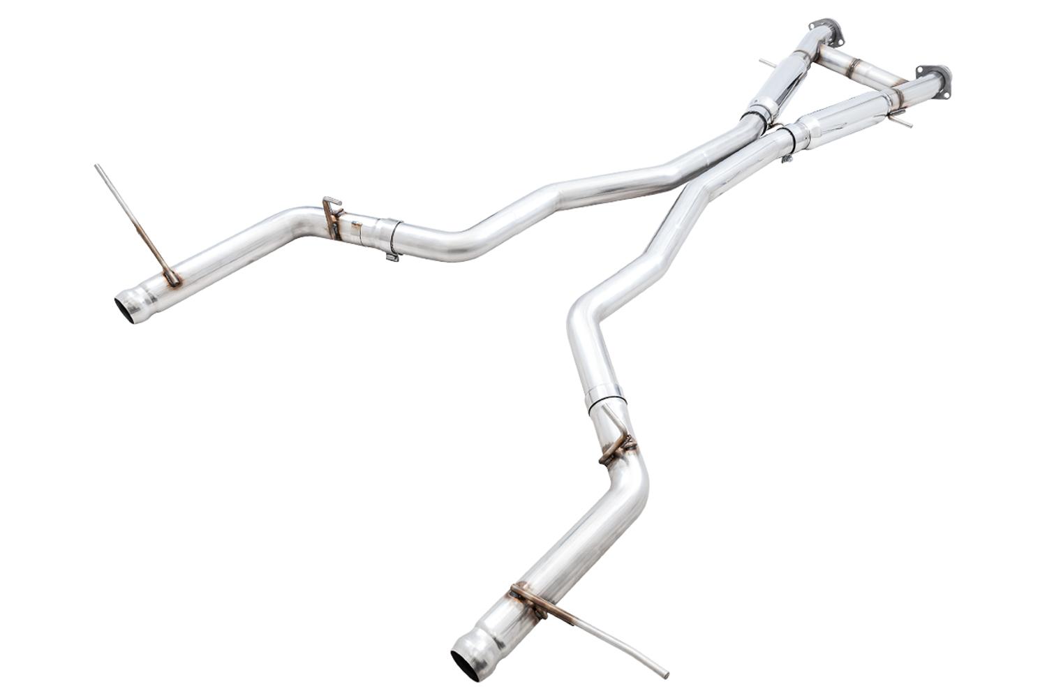 AWE Cat Back Exhaust - Track Edition, Stock Tips (2020 Grand Cherokee SRT/Trackhawk) - 3020-31023