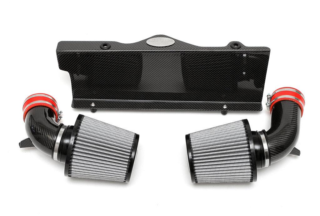 Fabspeed 2005-2009 Porsche 997 Turbo Carbon Fiber Competition Air Intake System. - FS.POR.997T.COMPAI