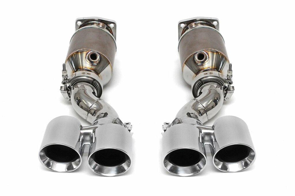 Fabspeed 2005-2009 Porsche 997 Turbo Muffler Bypass STREET Exhaust System with Sport Catalytic Converters... - FS.POR.997T.MBSCP