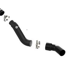 AFE BladeRunner 3" Aluminum Hot Charge Pipe - Black (2016-2019 Ram 1500 EcoDiesel V6 3.0L TD) - 46-20498-B