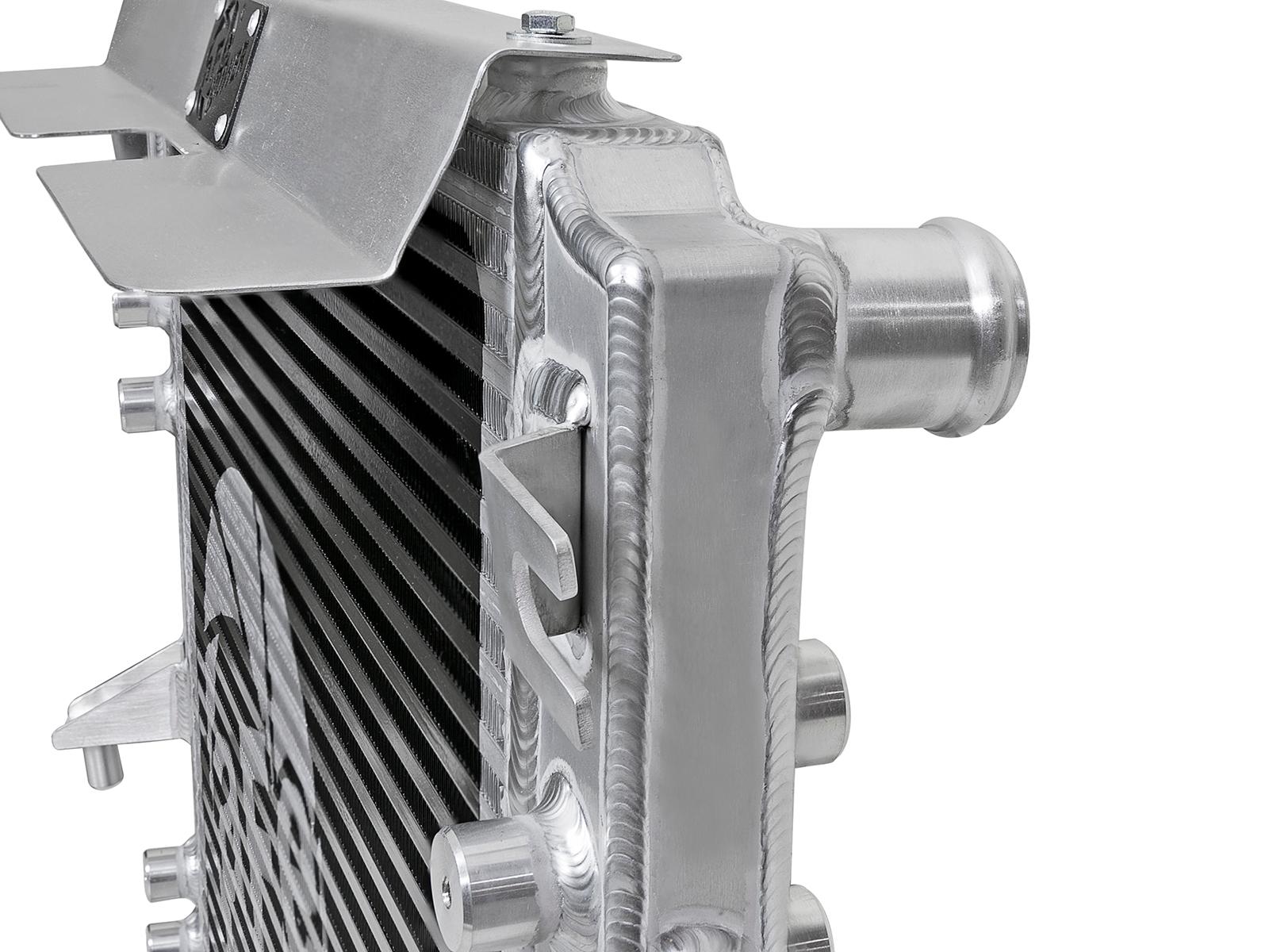 AFE BladeRunner GT Series Bar and Plate Radiator w/ Hoses (2007-2011 Wrangler) - 46-50002-B