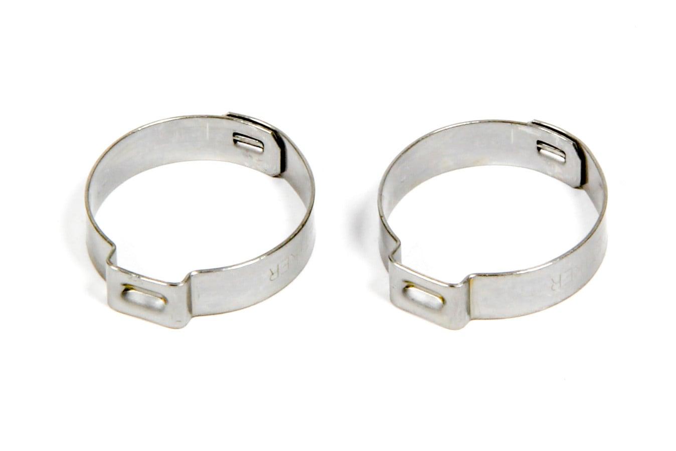 Fragola -12an Stainless Steel Band Clamps (2 Pieces)