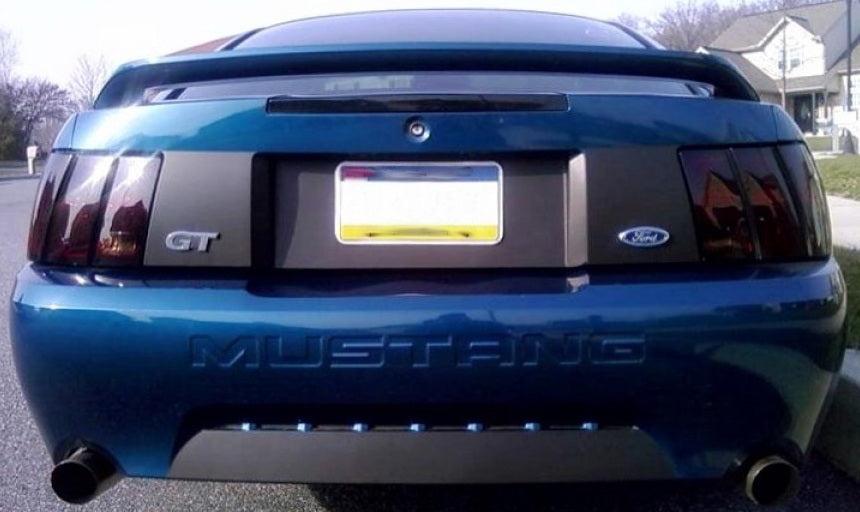 Anchor Room Rear 4 Piece Black Out Kit (1999-2004 Mustang) - Black - Matte - 99FM_BL_M