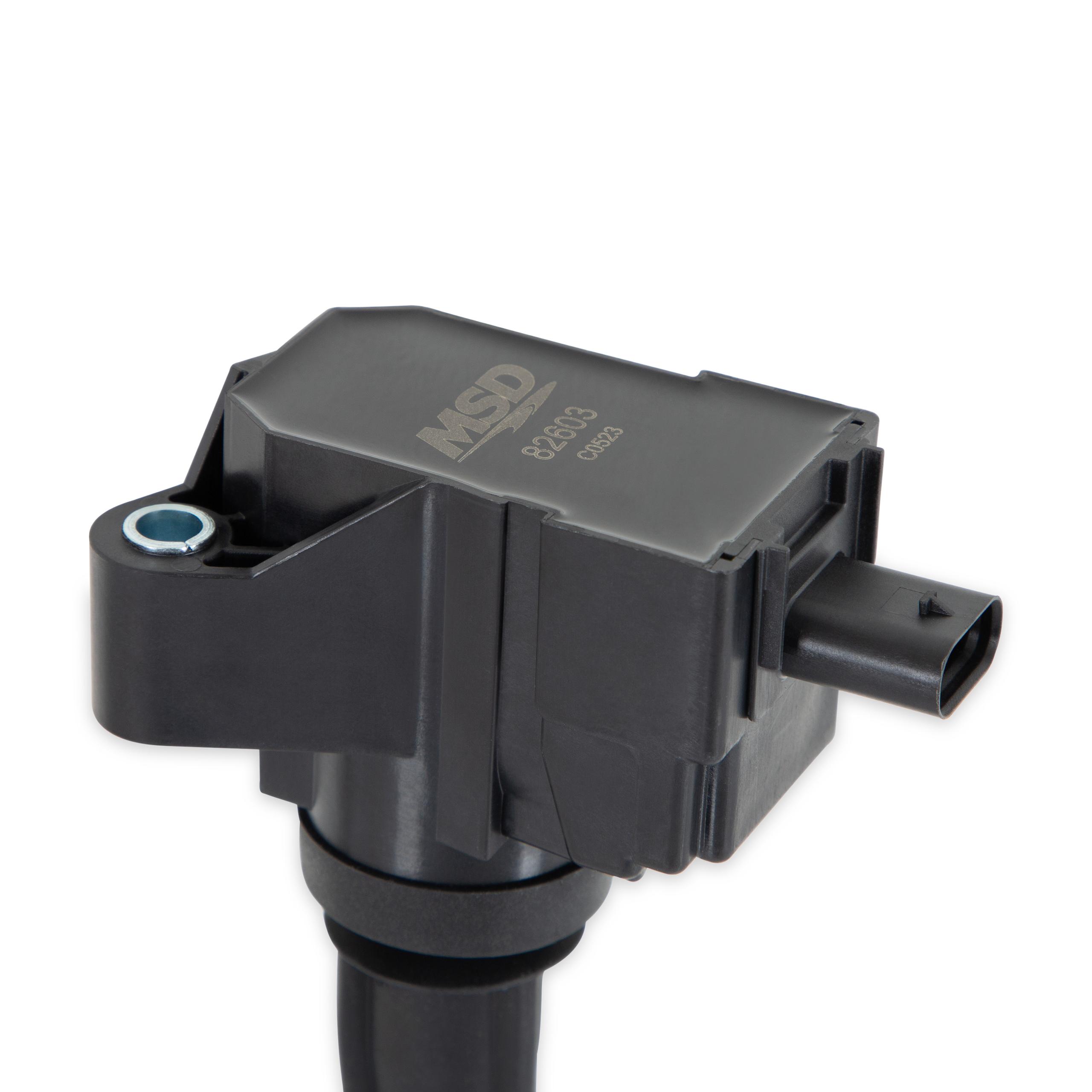 MSD Ignition Coil - Ford EcoBoost - 2.7L / 3.0L V6 - Black - Single - 82603