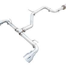 AWE Track Edition Catback Exhaust - Chrome Silver Tips (2022-2023 Volkswagen MK8 GTI) - 3020-32658