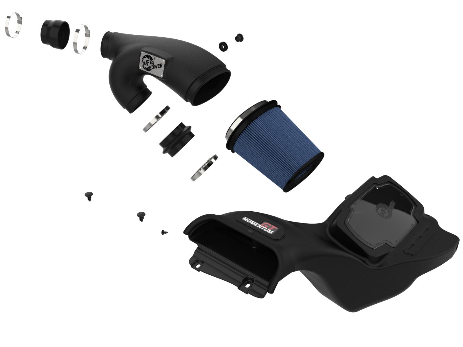 AFE Momentum GT Cold Air Intake System w/ Pro 5R Filter (2021-2025 Ford F-150 V6-3.5L TT) - 50-70072R