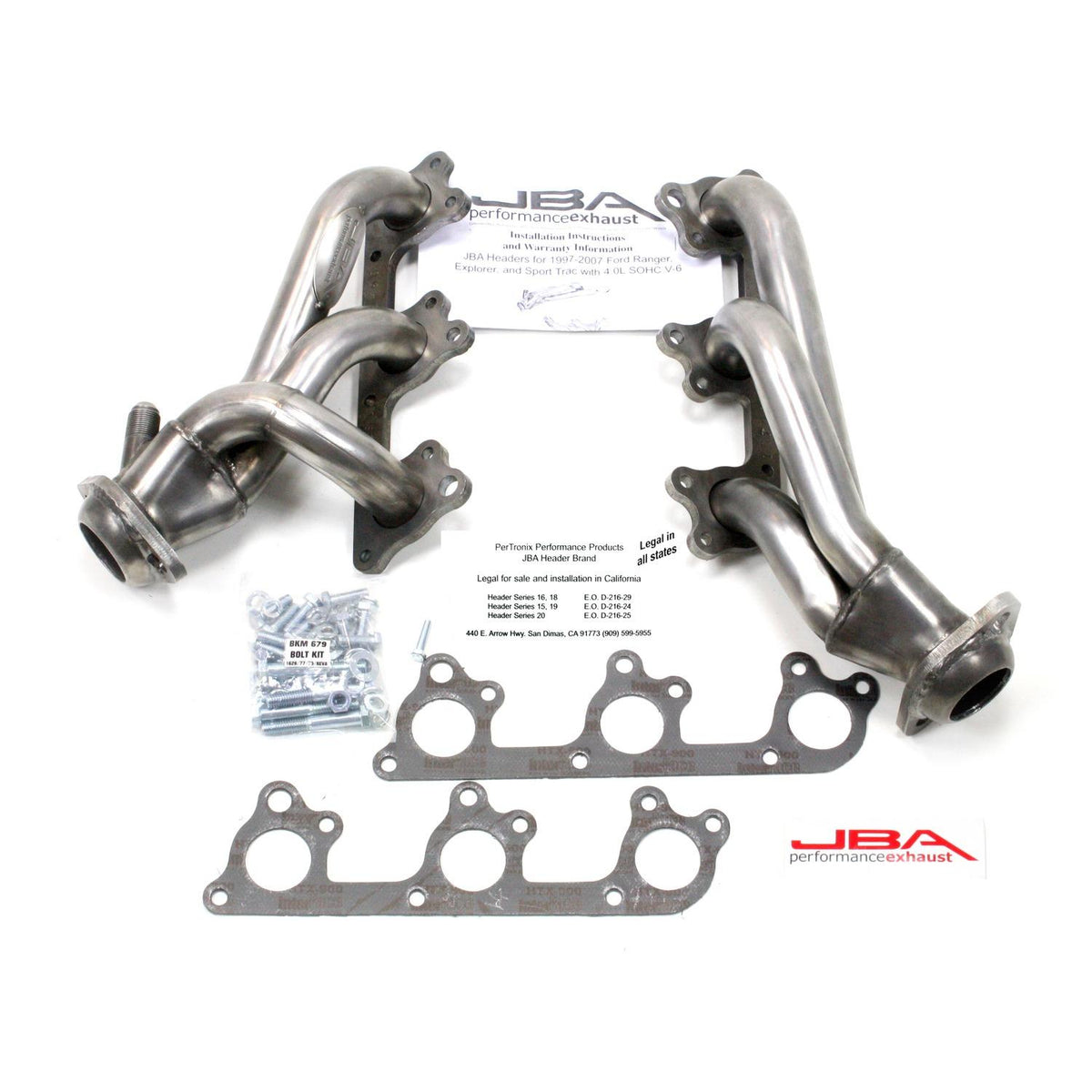 JBA 97-11 Ranger/Explorer 4.0L SOHC (1997-2010 Explorer,1997-2011 Ranger) - 1674S-1