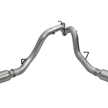 AFE Large Bore-HD 4 IN 409 Stainless Steel DPF-Back Exhaust System w/Polished Tip (2016-2016 Silverado 2500 HD, Silverado 3500 HD, Sierra 2500 HD, Sierra 3500 HD) - 49-44080-P