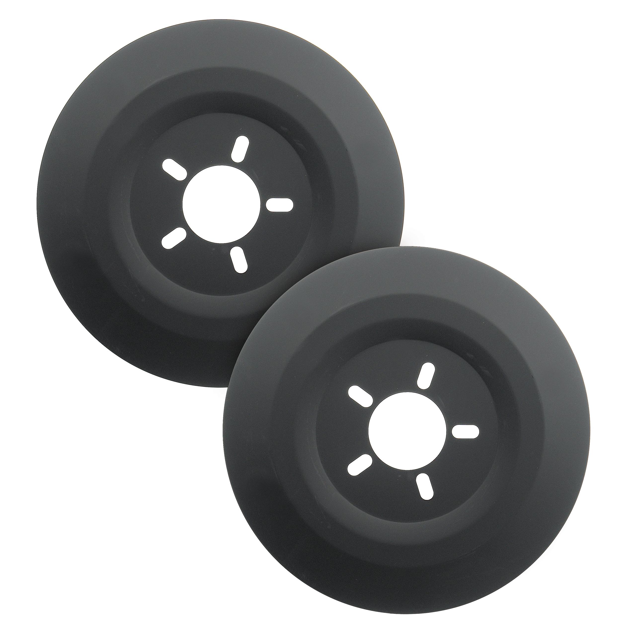 Mr. Gasket Wheel Dust Shields - Fits Most 16 Inch Wheels.  - 6906