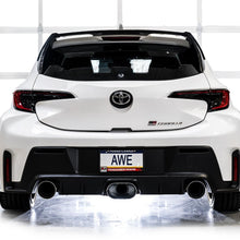 AWE Track Edition Exhaust - Chrome Silver Tips (2022+ GR Corolla) - 3020-52472