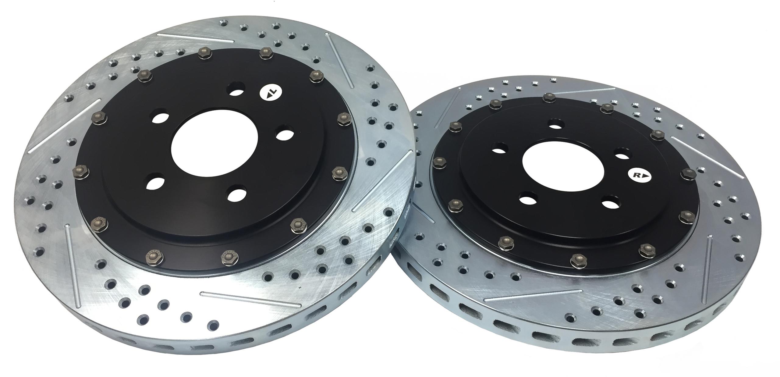 Baer 1979-2004 Mustang Eradispeed Plus Front Rotors (2 Piece Rotor)