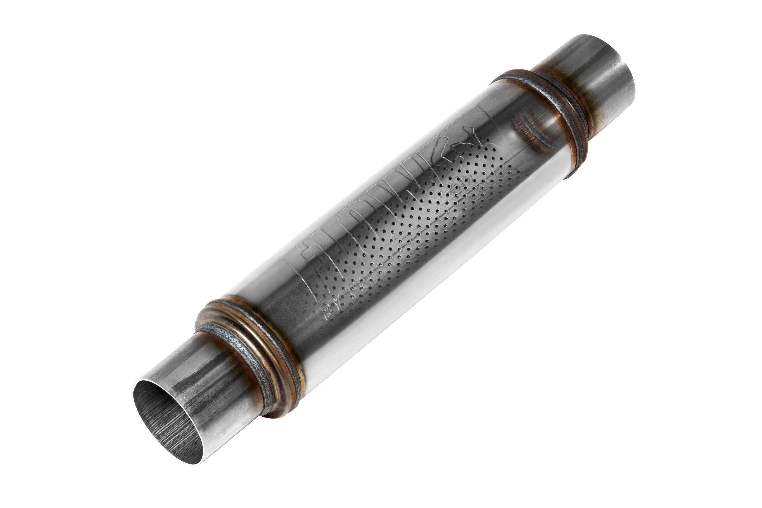 Flowmaster 2.25"In(C)/Out(C) Flow Fx, Round, 14" Bo  - 71415