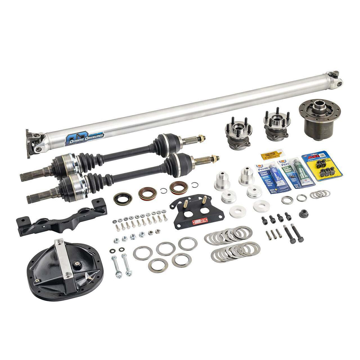 IAG Performance Ford 8.8” Rear End Swap Kit W/ 5X100 Hubs/Eaton Truetrac Lsd - Gr Chassis Only - IAG-DRV-1055