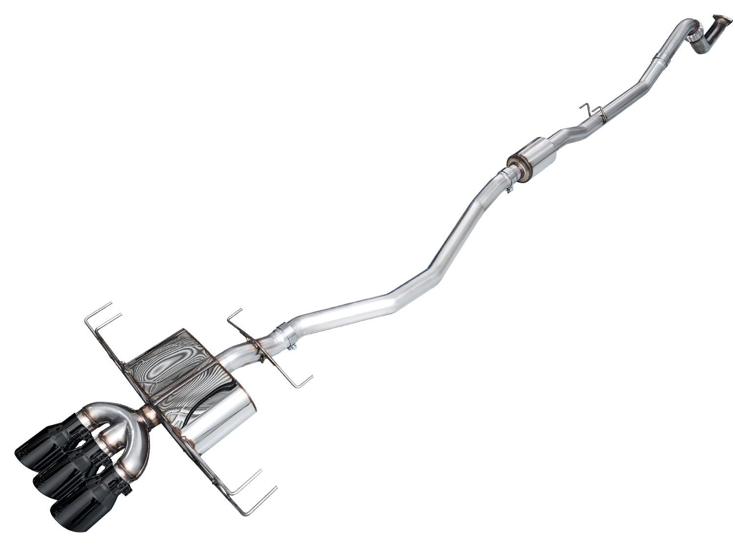 AWE Touring Edition Exhaust for DE5 Integra Type-S - Triple Diamond Black Tips - 3015-53335