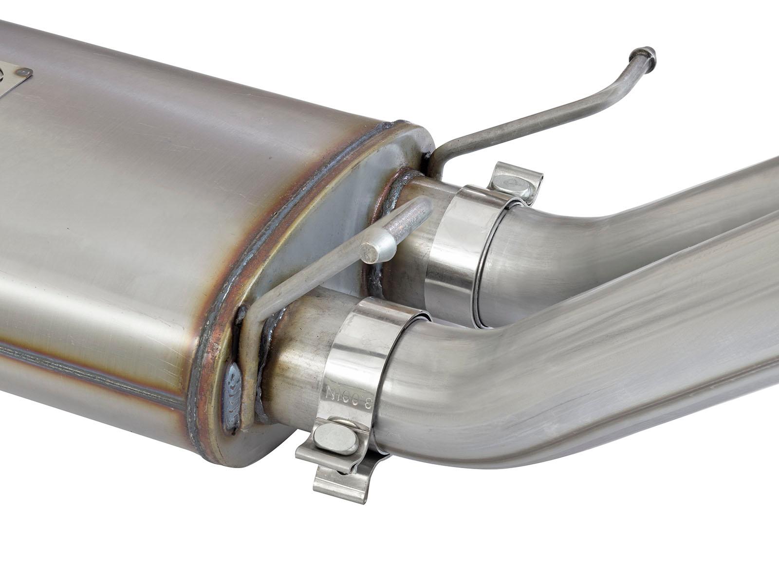 AFE MACH Force-Xp 3 IN 409 Stainless Steel Cat-Back Exhaust System w/Polished Tip - 49-44071-P