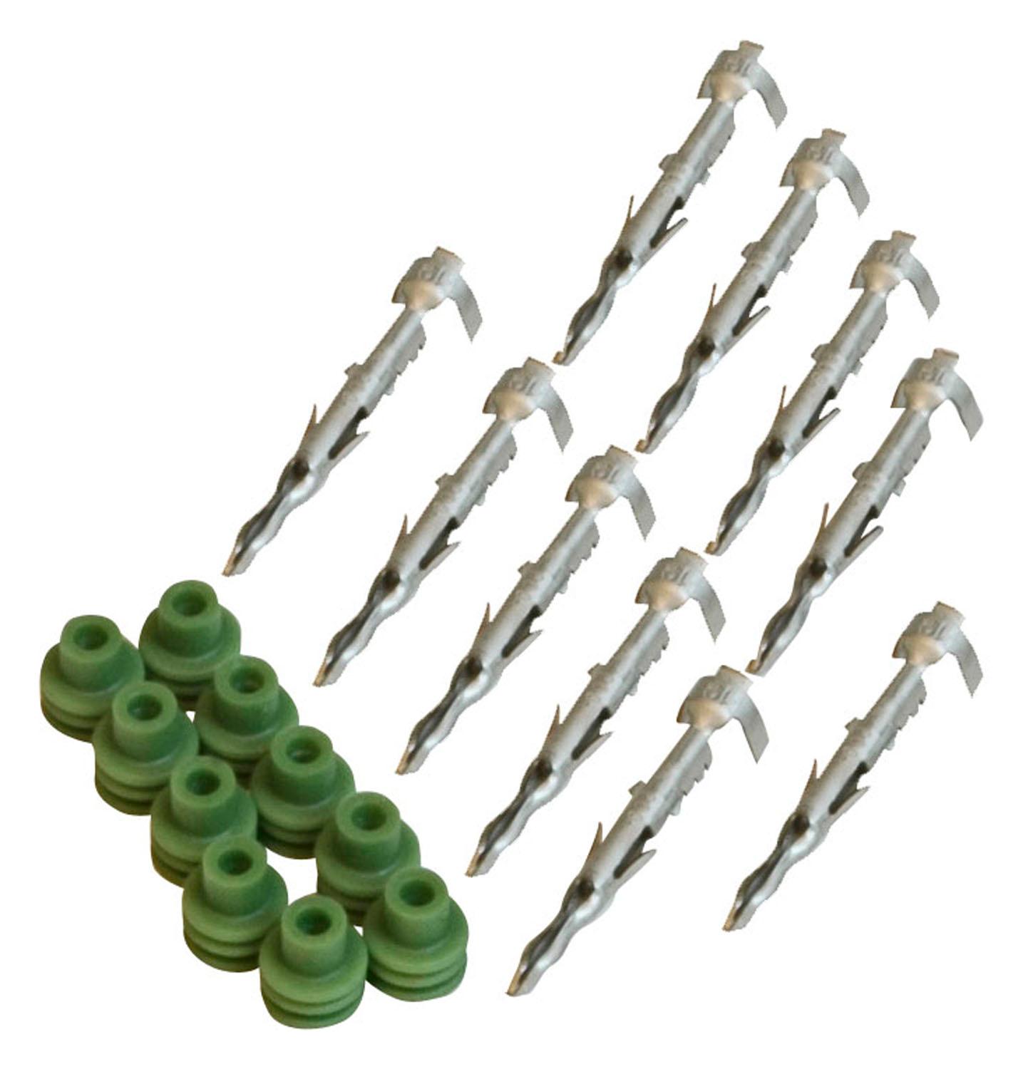 10 Male Pins and Seals.  - 8190