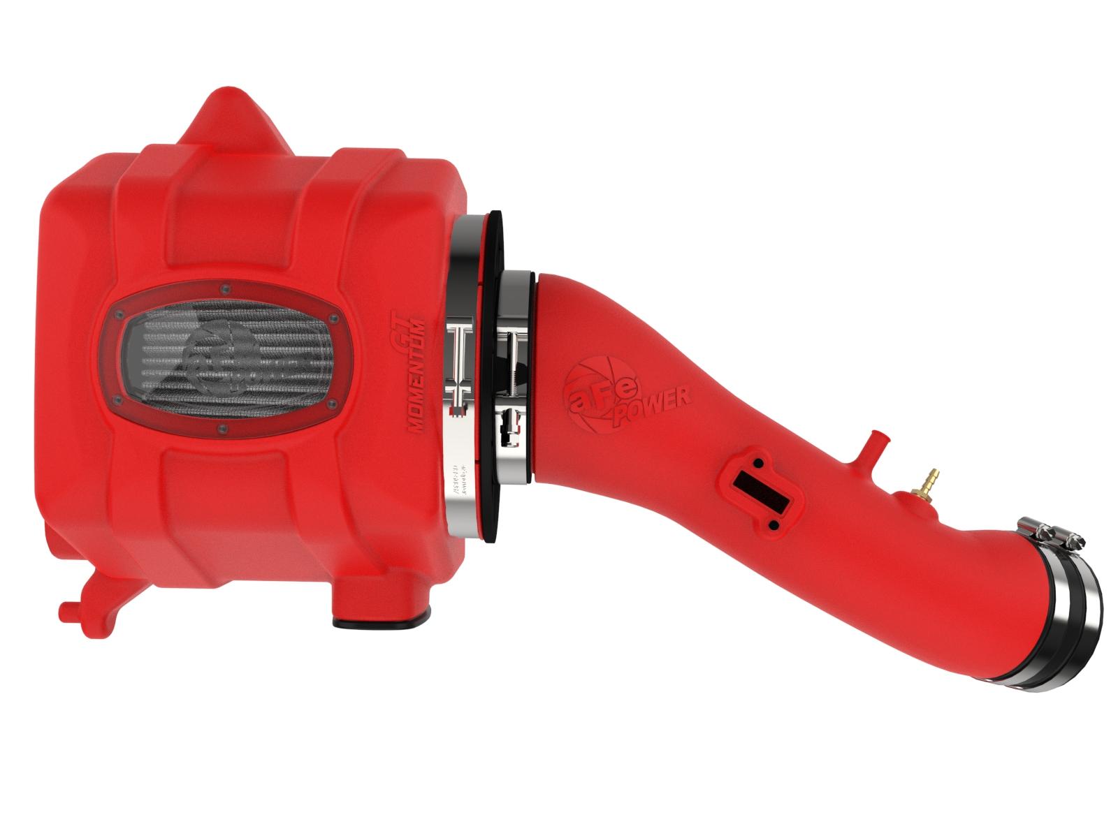 AFE Momentum GT Cold Air Intake System Red w/ Pro DRY S Filter (2007-2021 Tundra 5.7) - 51-76003-R