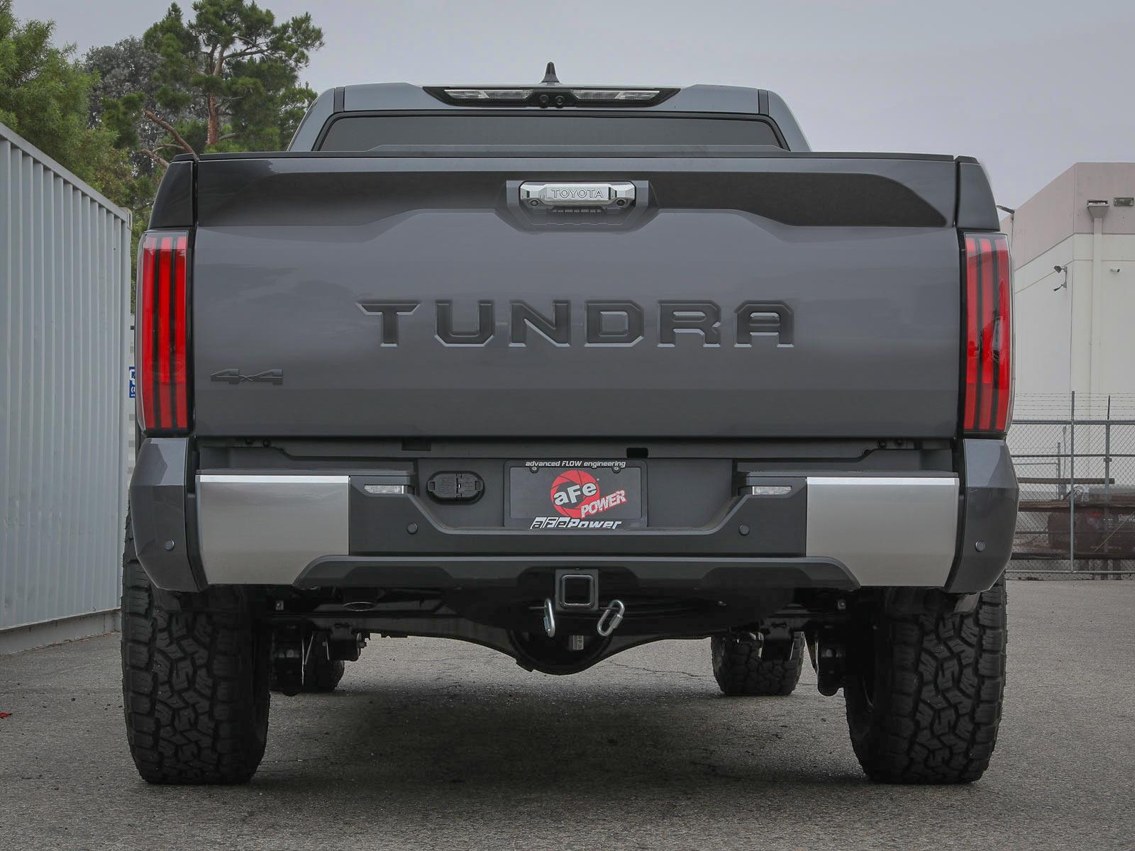 AFE Apollo GT Series 2-1/2 IN to 3 IN 409 Stainless Steel Cat-Back Hi-Tuck Exhaust System Toyota Tundra 2022 V6-3.5L (tt) - 49-46062