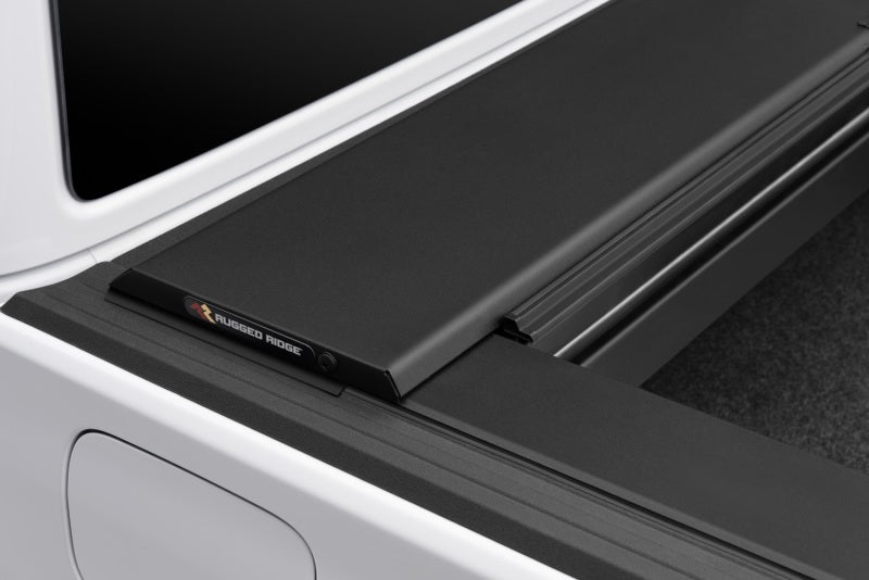 Rugged Ridge Armis Retractable Locking Bed Cvr W/O Trail Rails 20-21 Jeep Gladiator Jt - 13550.34