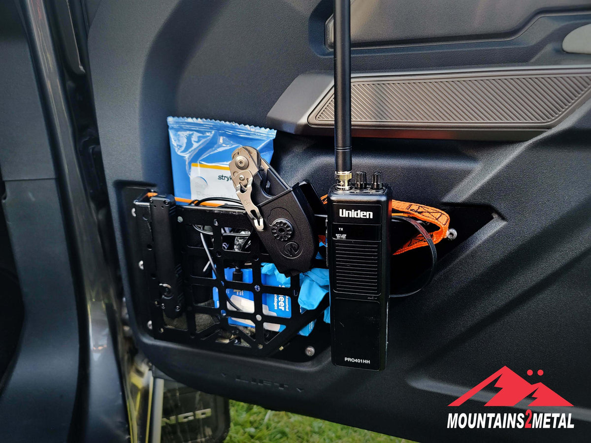 Mountains2Metal Front Door Panel Pocket MOLLE Set fits 2021+ Ford Bronco (Driver and Passenger) - BR6DPMF