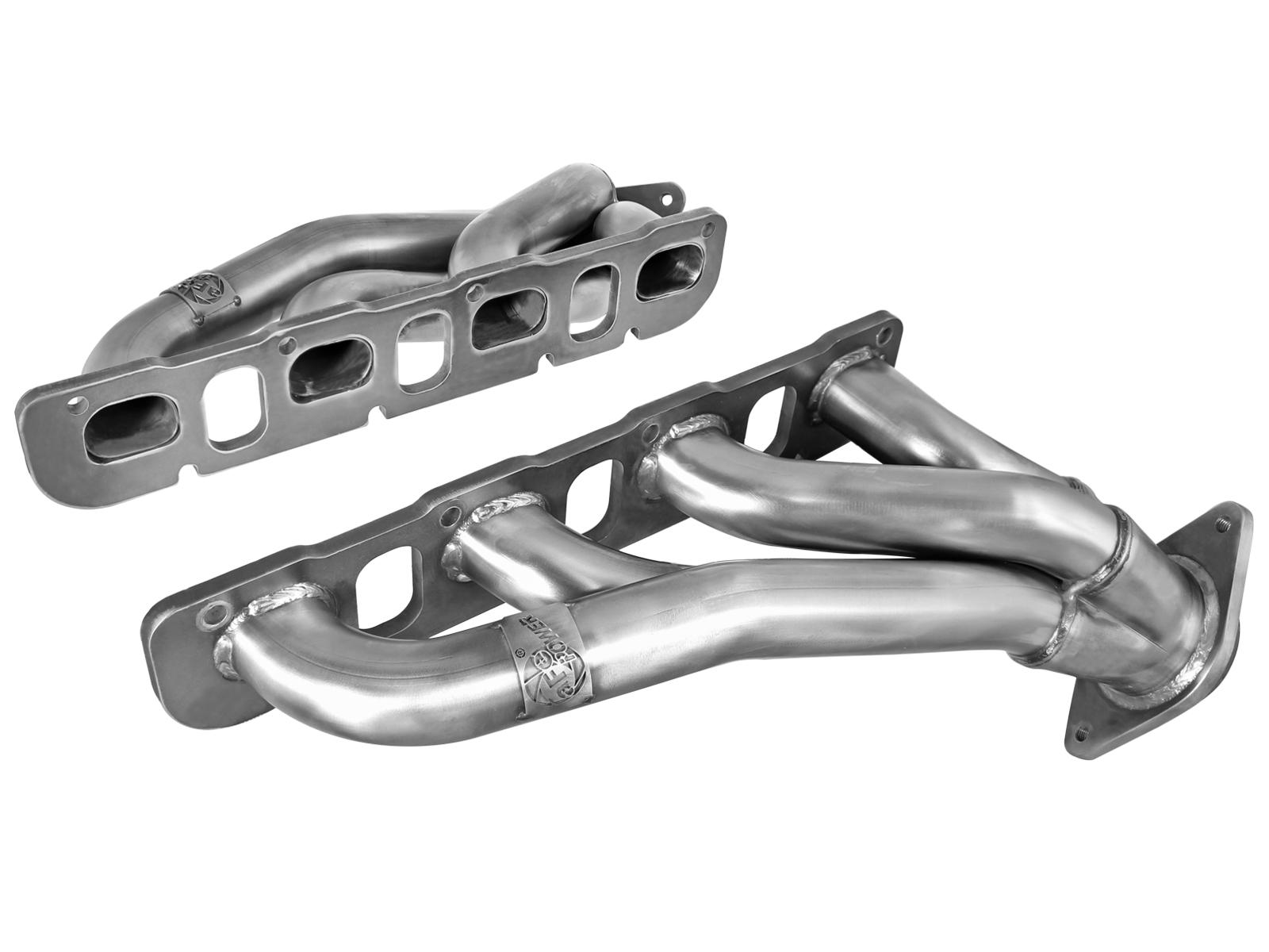 AFE Twisted Steel 409 Stainless Steel Short Tube Header (Dodge Challenger SRT-8 11-15 V8-6.4L) - 48-42002