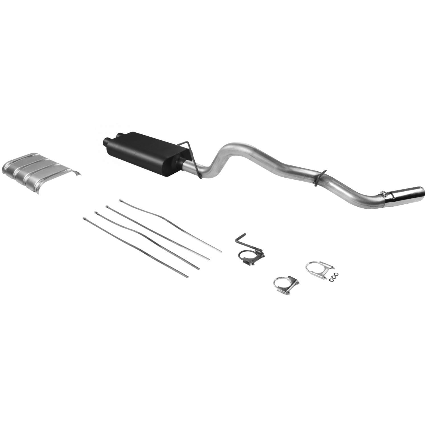 Flowmaster Cat-back System - Single Side Exit - American Thunder - Aggressive Sound