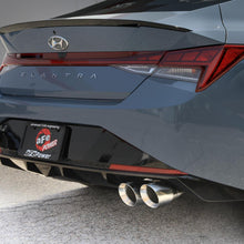 AFE Takeda 3 IN 304 Stainless Steel Axle-Back Exhaust w/ Polished Tips (2021-2025 Elantra N Line) - 49-37045-P