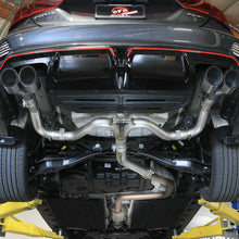 AFE Takeda 3 IN to 2-1/2 IN 304 Stainless Steel Axle-Back Exhaust Carbon Fiber Tip (2022-2024 Forte GT) - 49-37039-C