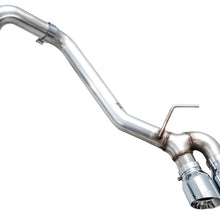 AWE 0FG Exhaust - Dual Chrome Silver Tips (2024+ Toyota Tacoma 2.4T) - 3015-32254