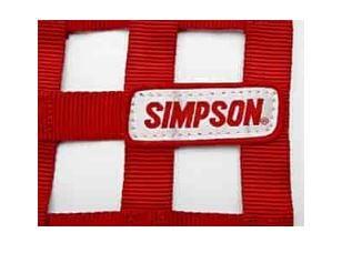 Simpson Racing Simpson Window Net 24 X 24-Red Square - 36003R
