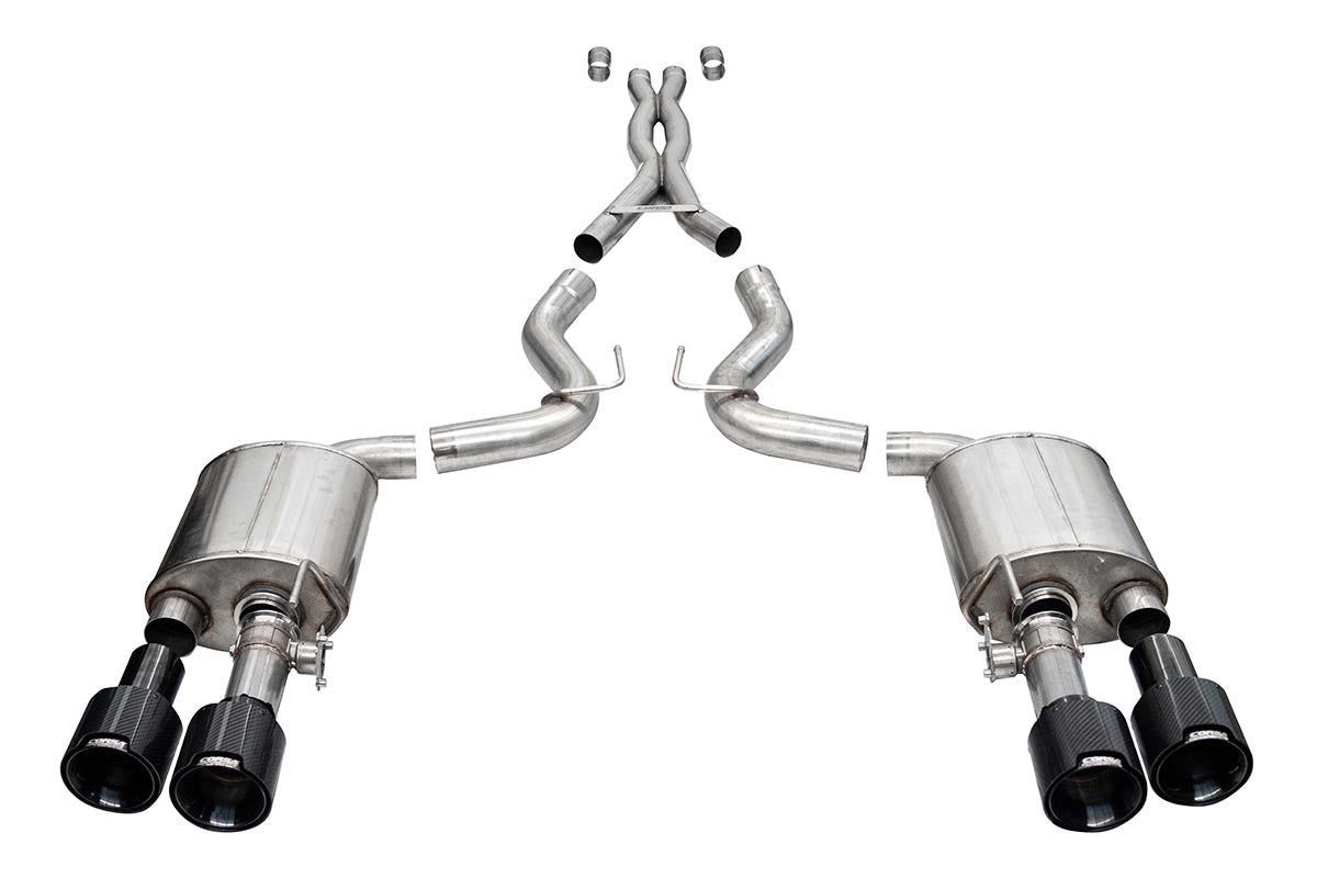 Corsa 21292CFBLK GT500 Cat-Back - angle 2