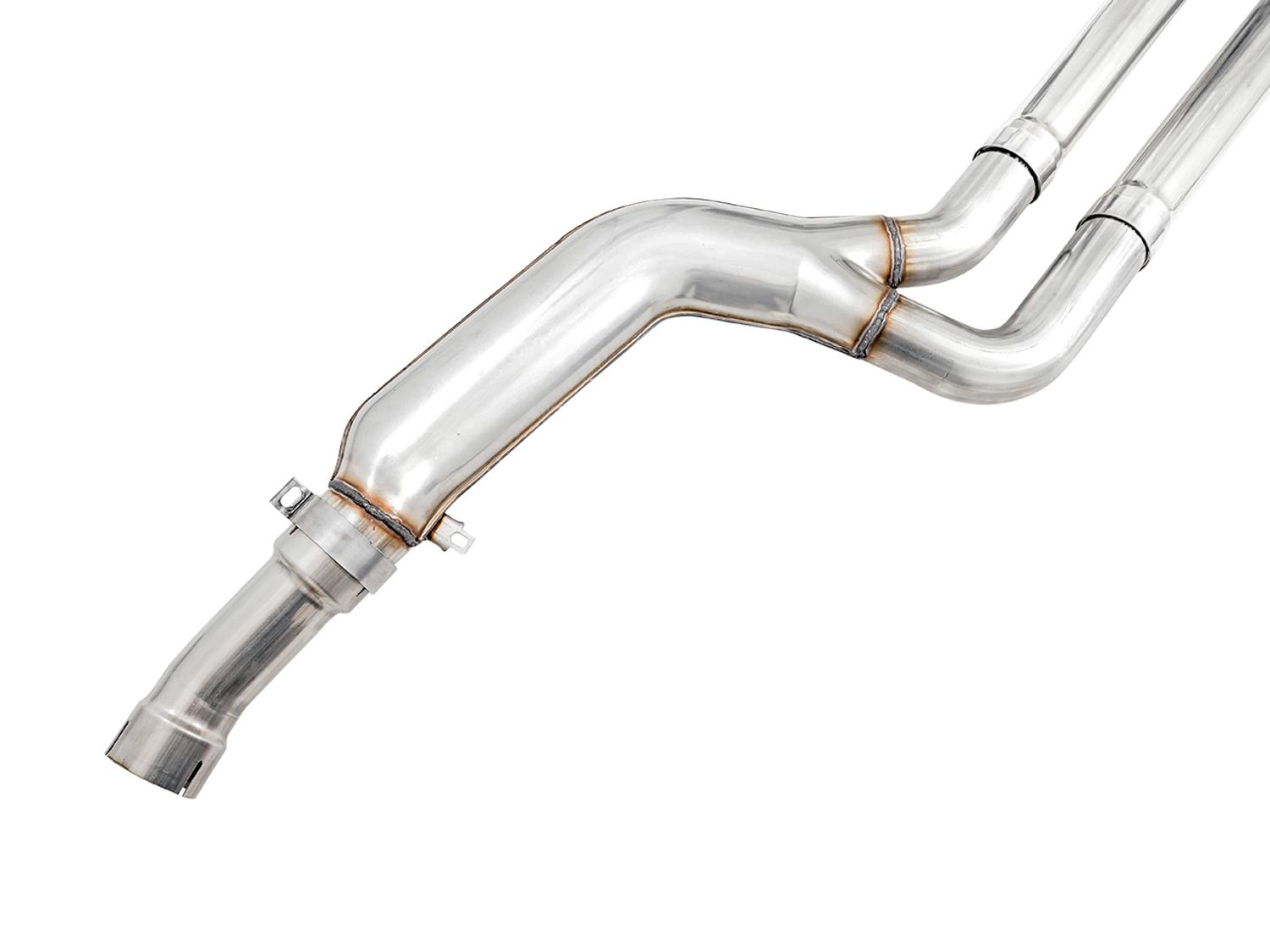 AWE Non-Resonated Touring Edition Exhaust for G20 M340i - Diamond Black Tips (2019+ 3 Series) - 3015-43156