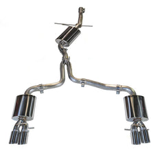 AWE Tuning Audi B8 A4 Touring Edition Exhaust - Quad Tip Polished Silver Tips - 3015-42018