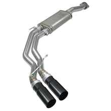 AFE Rebel Series 3 IN to 2-1/2 IN 409 Stainless Steel Cat-Back Exhaust w/Black Tip (2015-2020 F-150, F-150, F-150) - 49-43081-B