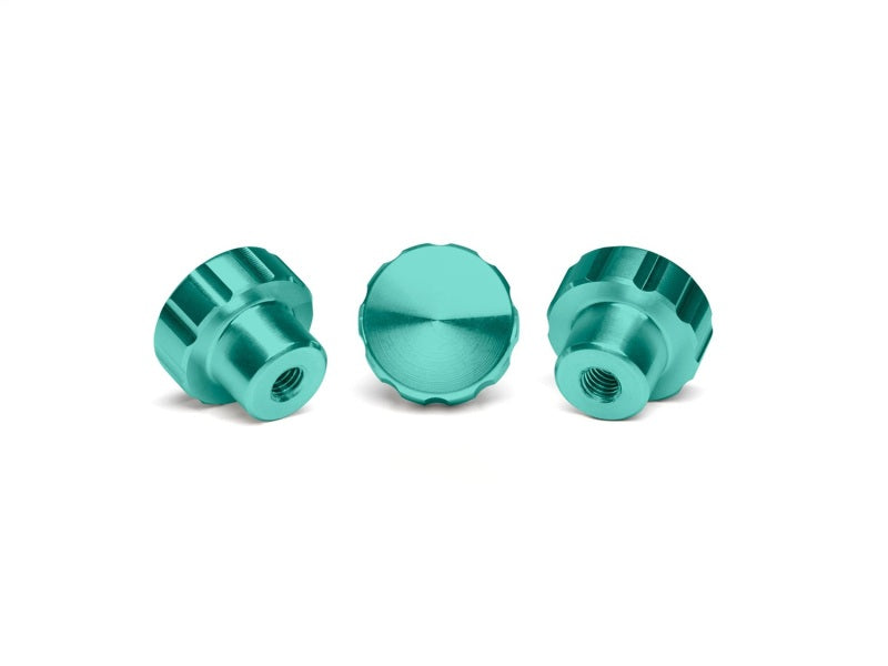WeatherTech Colored Billet Knobs-Turquoise