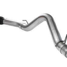 AFE Large Bore-HD 5 IN 409 Stainless Steel DPF-Back Exhaust System w/Black Tip (2011-2016 Silverado 2500 HD, Silverado 3500 HD, Sierra 2500 HD, Sierra 3500 HD) - 49-44041-B