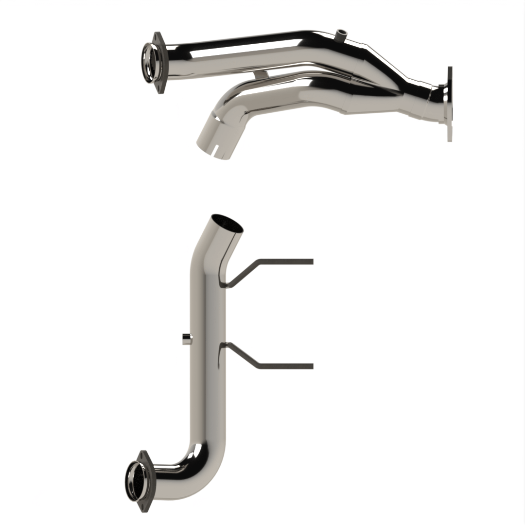 Kooks 3" SS Off-Road Race Only Y-Pipe. 2015-2020 F150 5.0L 4V. Connects to OEM. - 13613101