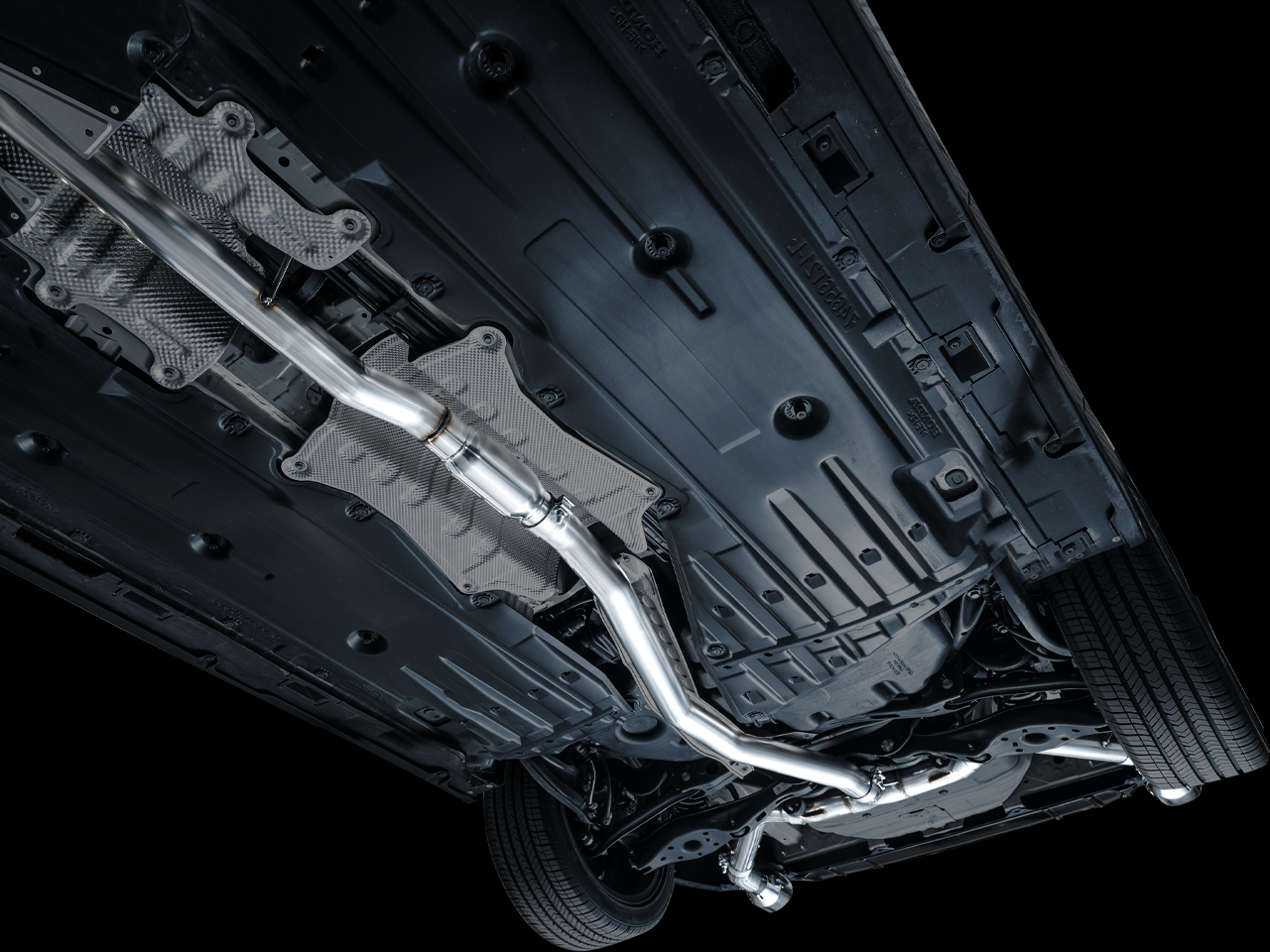 AWE Track Edition for FE1 Civic Si/DE4 Acura Integra- Chrome Tips - 3020-32331