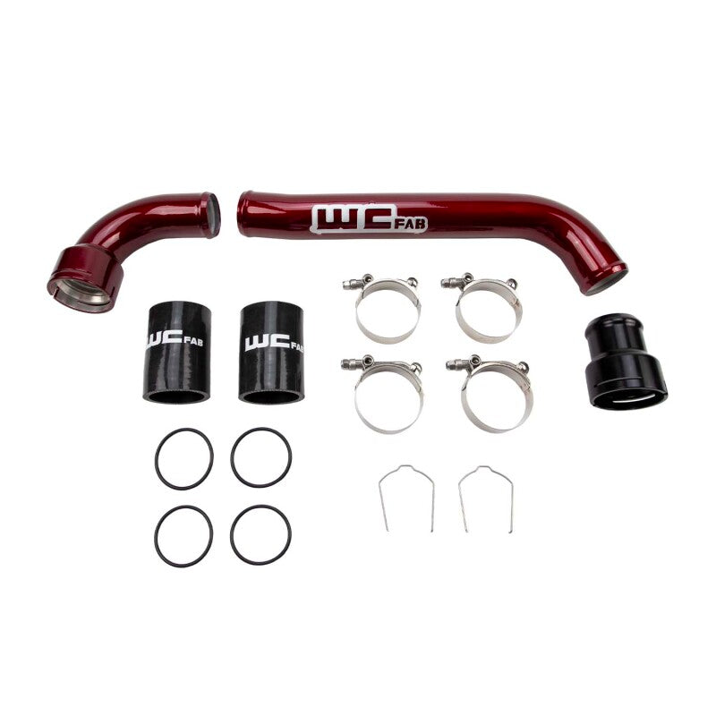 Wehrli 17-25 6.7L Power Stroke Upper Coolant Pipe Kit - Candy Teal