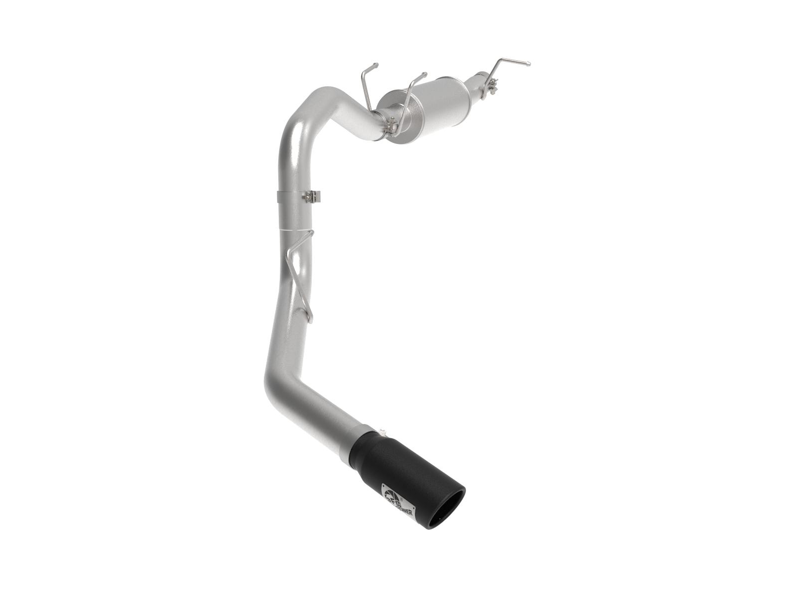 AFE Apollo GT Series 3-1/2 IN 409 SS Axle-Back Exhaust System w/ Black Tip (Ford F-250/F-350 17-20 V8-6.2/7.3L) - 49-43116-B