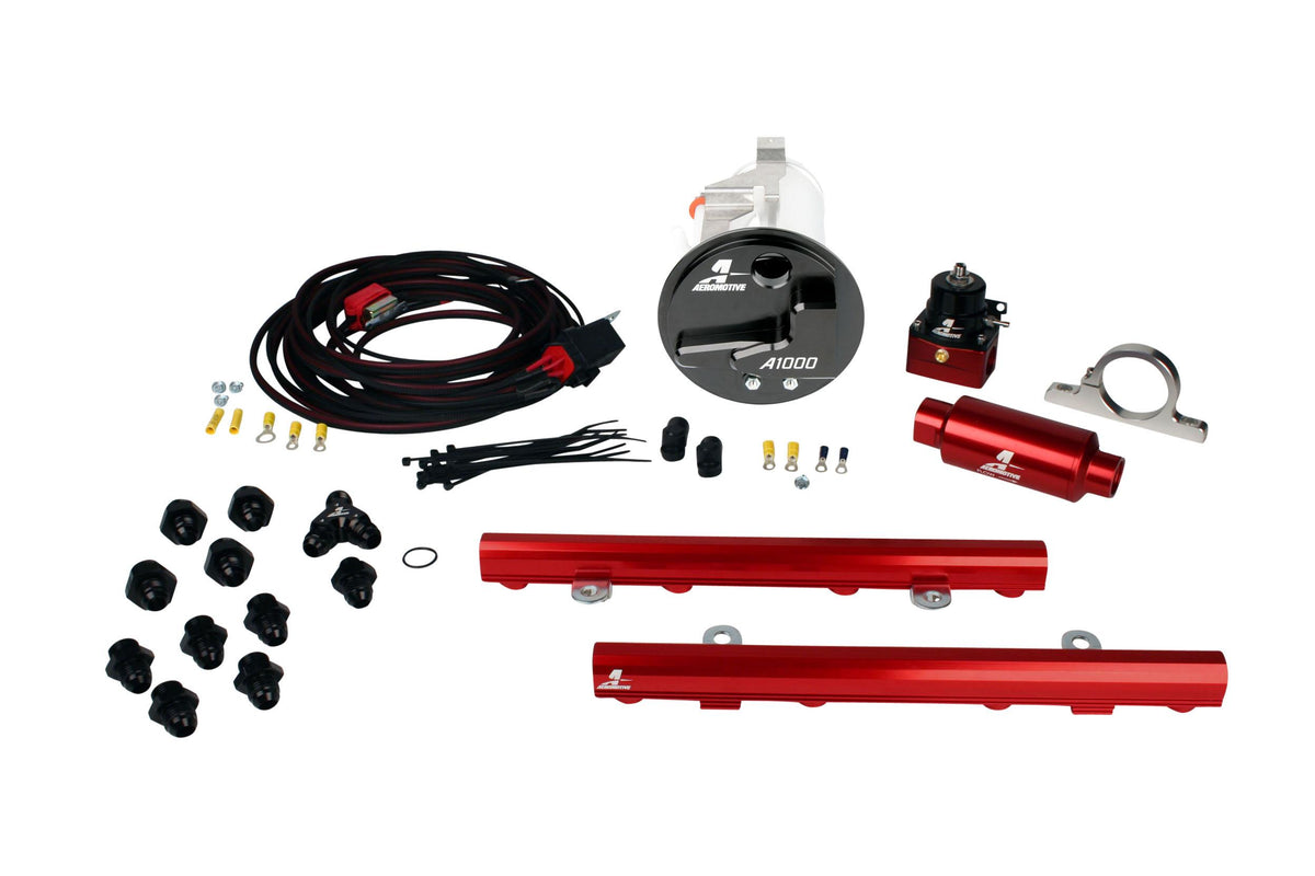 Aeromotive 17308 05-09 Mustang GT Stealth A1000 Race Fuel System with 5.0L 4-V Fuel Rails