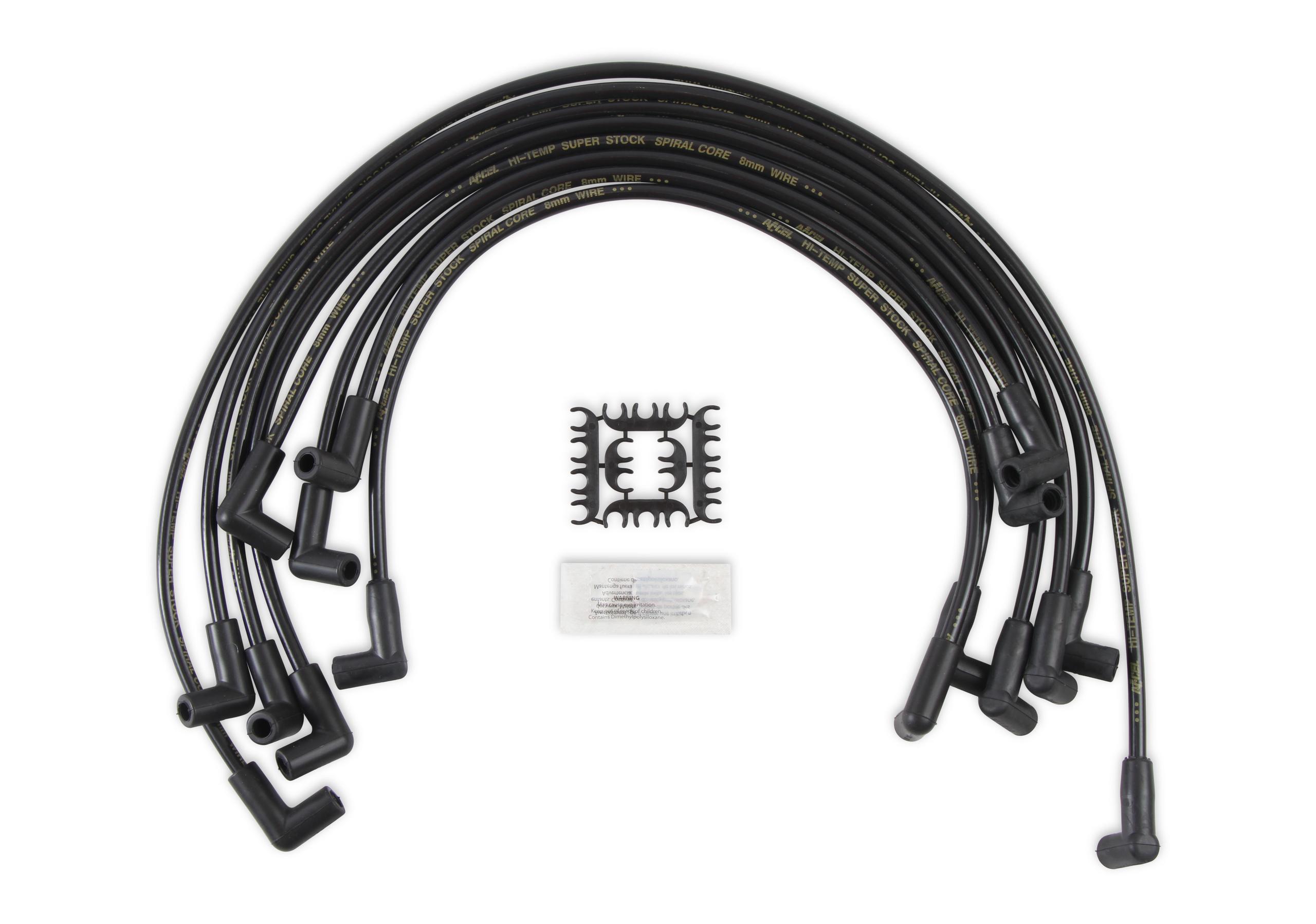 Accel 8Mm Super Stock Spiral Cust Bk () - 5048K
