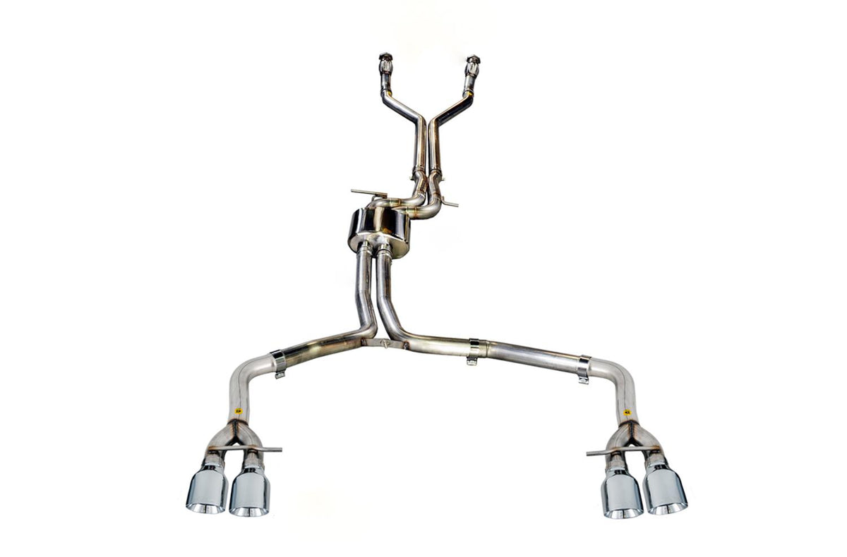 AWE Track Edition for Audi C7 S7 4.0T - Chrome Tips - 3020-42044