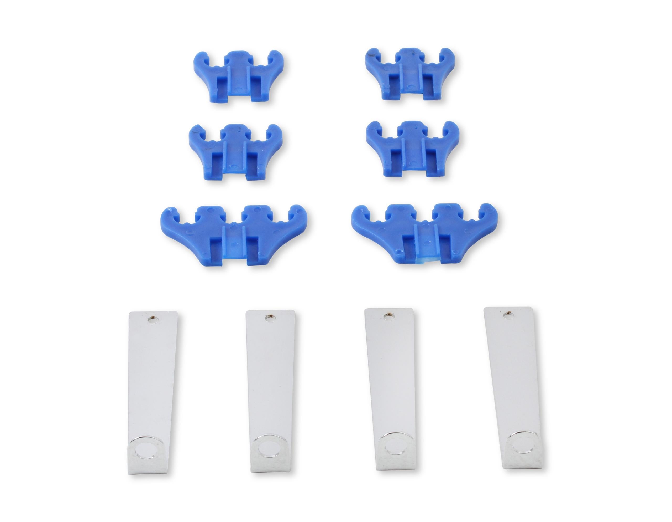 Mr. Gasket Standard Wire Loom Kit - Chrome / Blue.  - 9881