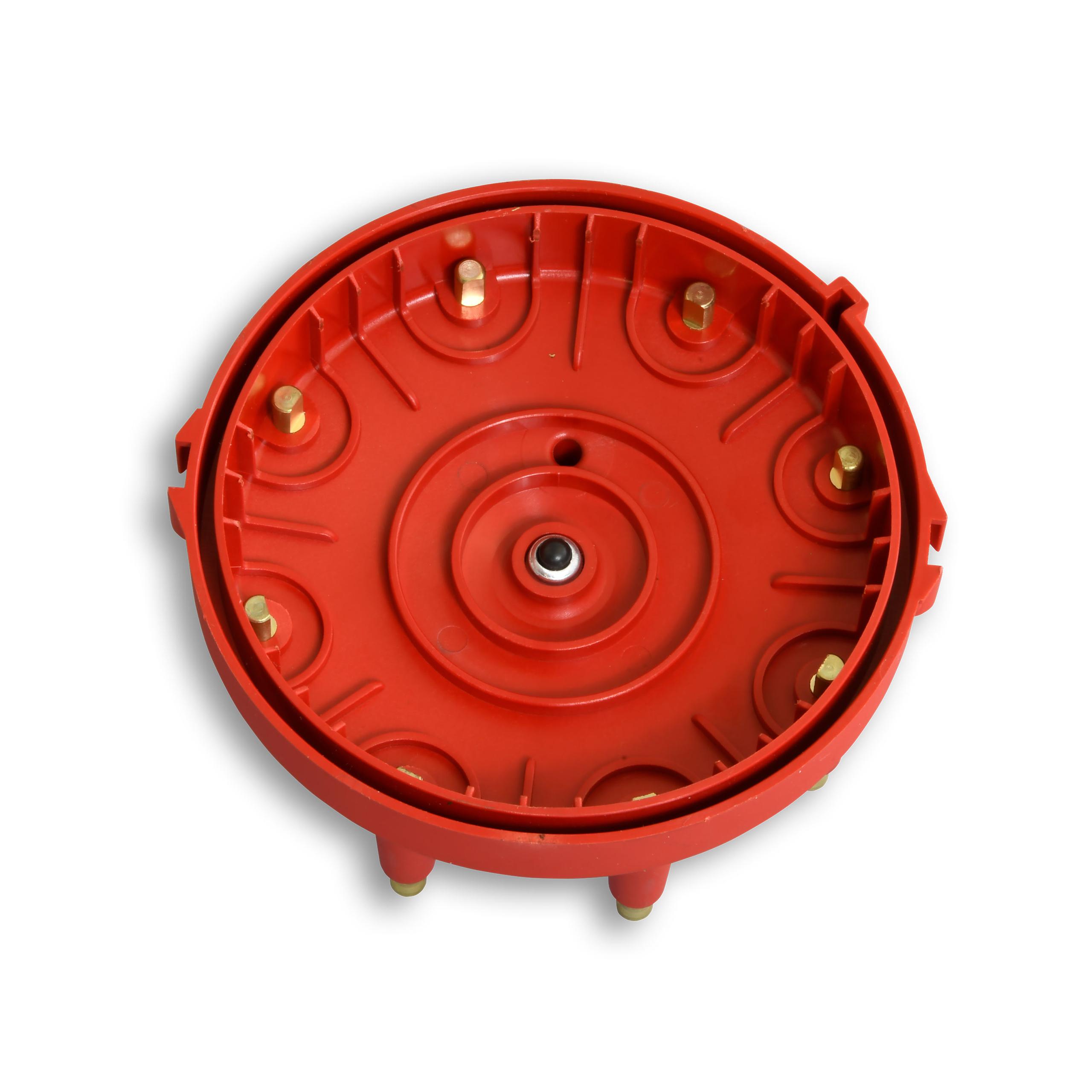Pertronix Flame-Thrower Hei Distributor Cap And Rotor Kit - Red (Ford V8) - D4021