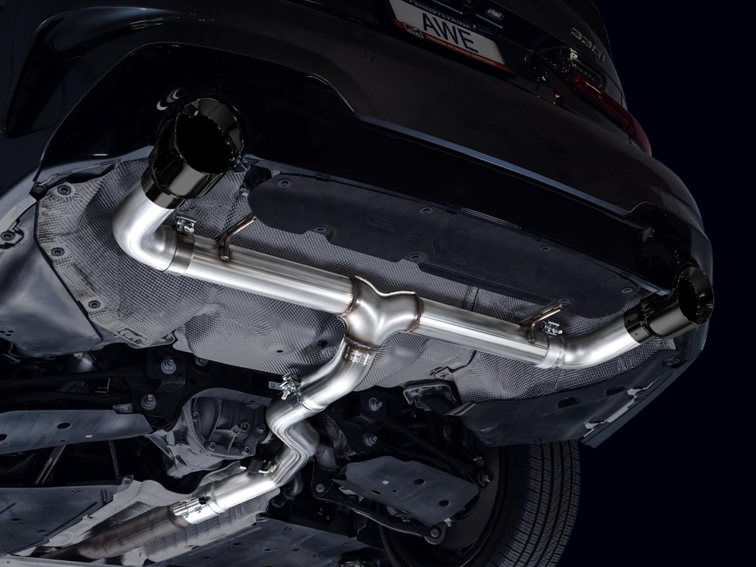 AWE Track Edition Axle-back Exhaust for BMW G2X 330i/430i - 3020-33429