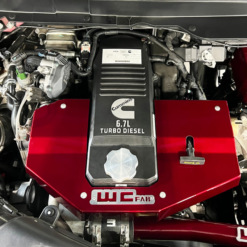 Wehrli 13-23 Dodge Cummins 6.7L Fabricated Aluminum Engine Cover - Kiwi Green